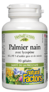Palmier nain  avec lycopène Natural Factors (90 gélules)