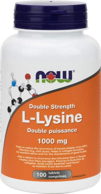 Lysine L-Lysine 1000mg 100 comprimés