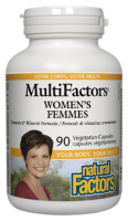 MultiFactors Femmes Natural Factors (90 capsules végétariennes)