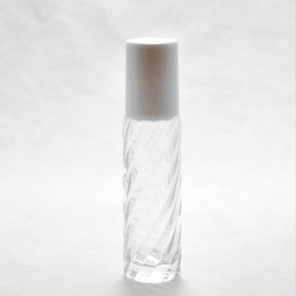 Fiole à bille de plastique transparent (roll-on)