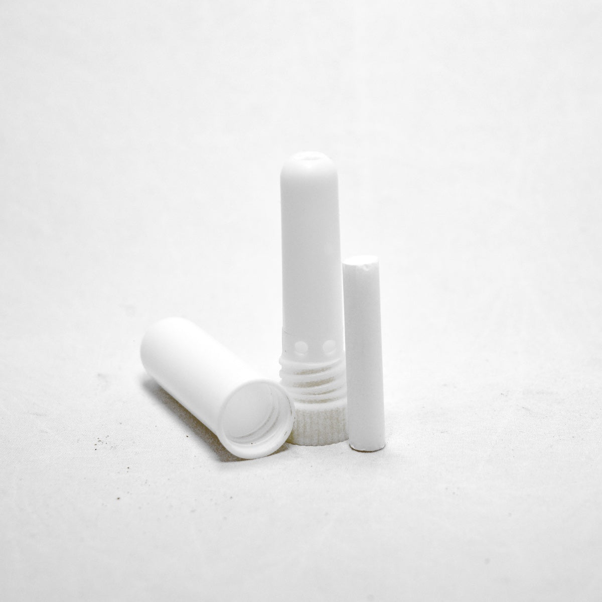 Inhalateur en plastique blanc - Herboristerie du Valmont